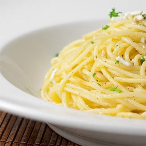Spaghetti with butter